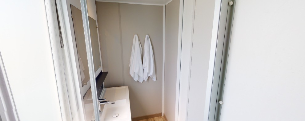 Lodge-Zilverreiger-Badkamer